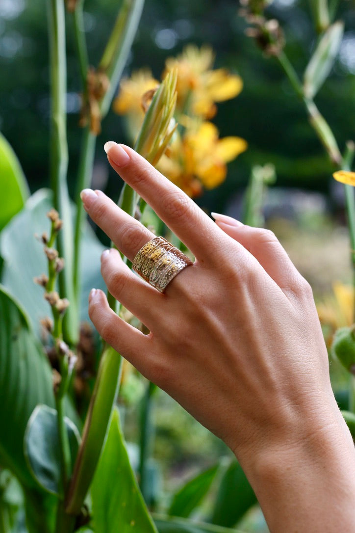 Armadillo Shell Ring