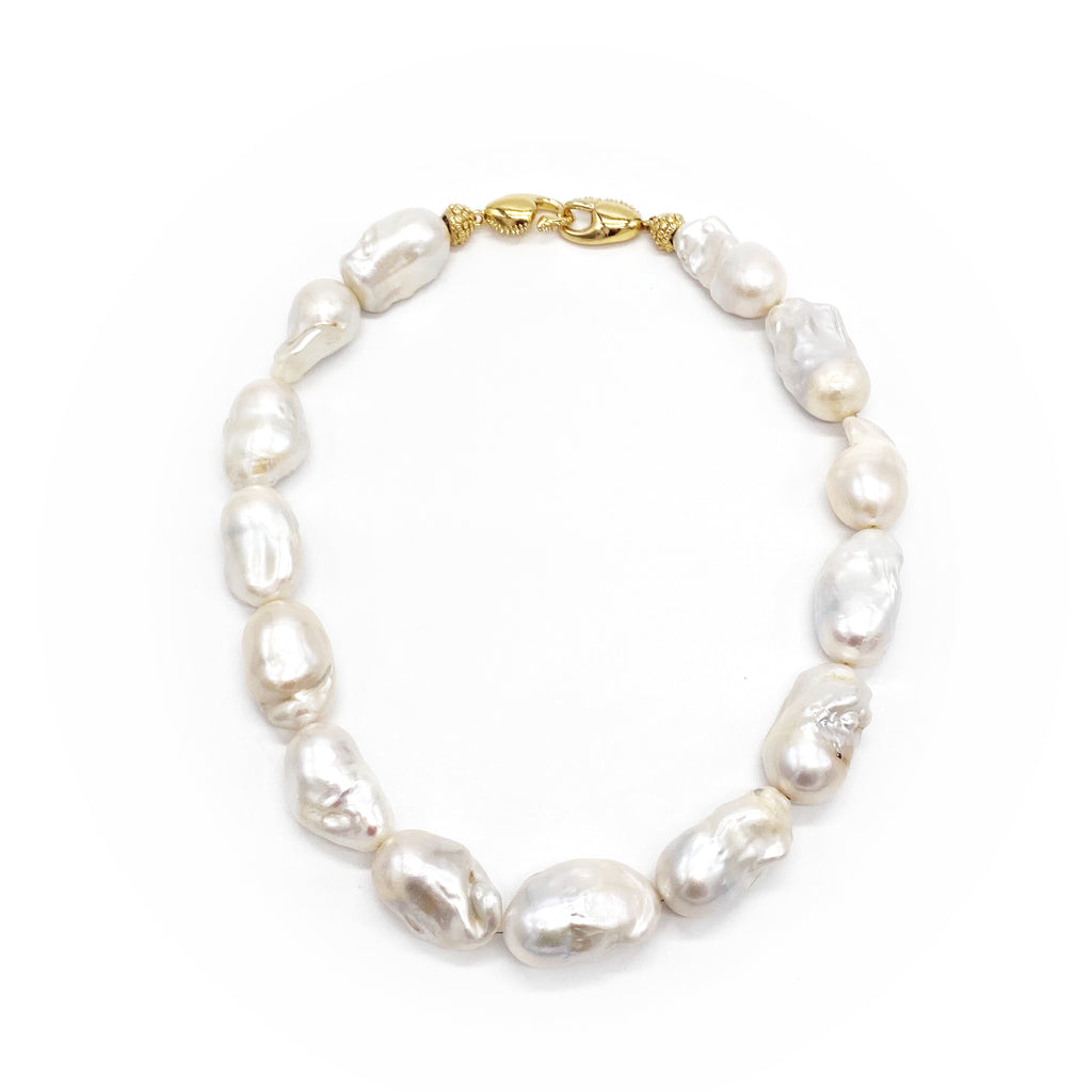 Baroque Pearl Necklace – Ash Flynn Jewellery